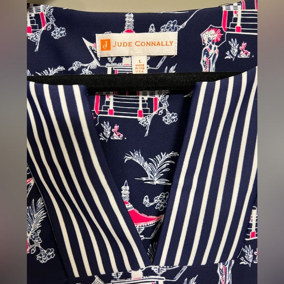 Jude Connally Carissa Shift Dress Pagoda - Large - Picture 3 of 5